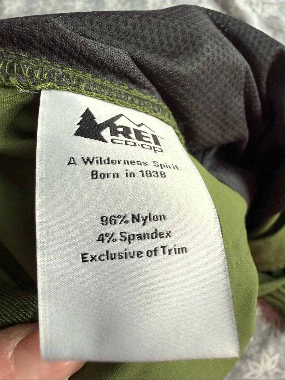 REI CO-OP Trailmade Pants Men’s 38 x 32 Green Hiking Outdoor Gorpcore Nature
